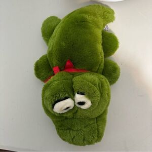 Playful Pals Mervyns Frog 12" SOFT Fluffy Plush Hand Puppet Stuffed Toy
